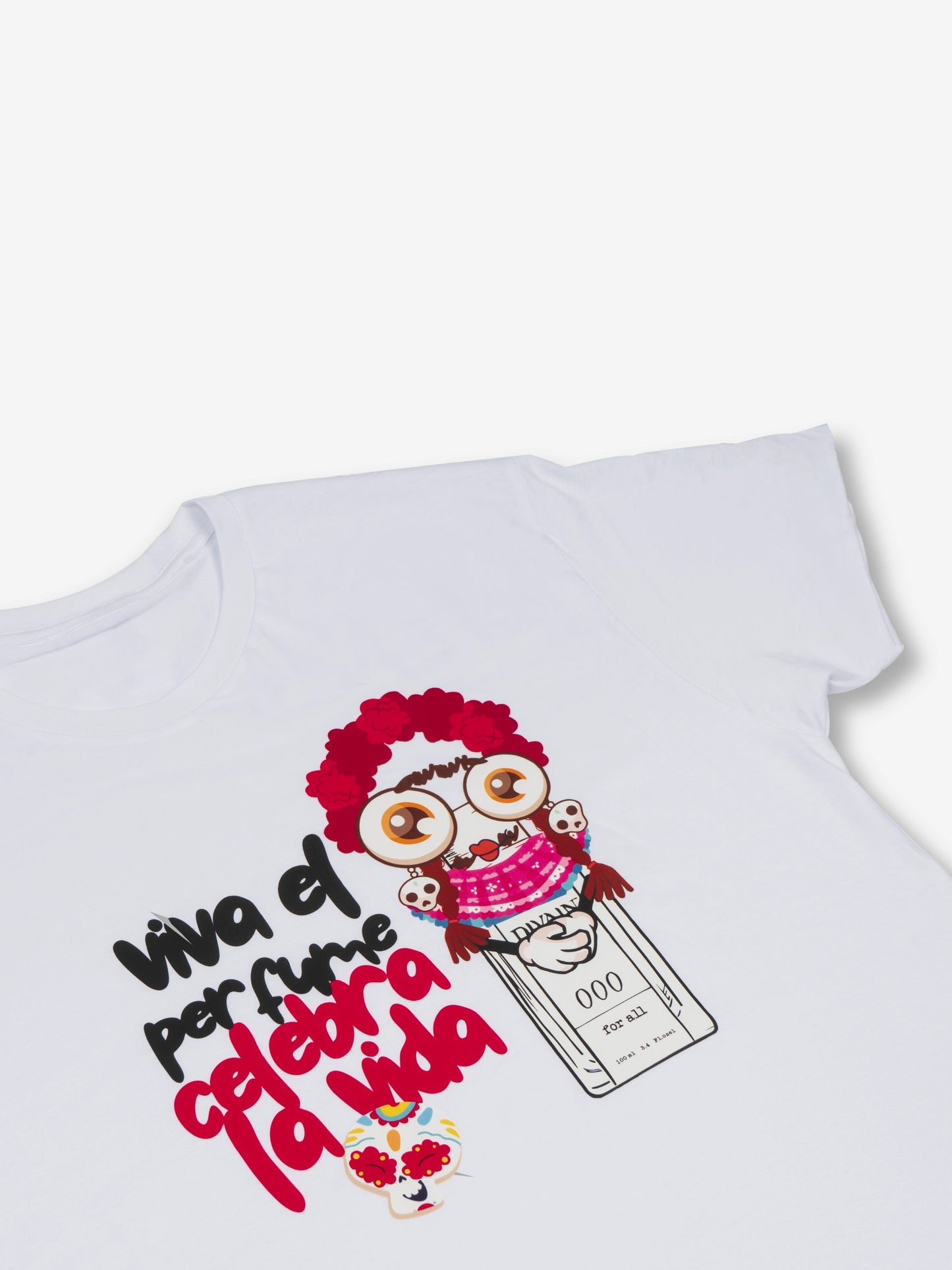 Camiseta DIVAIN "Viva el Perfume, Celebra la Vida"